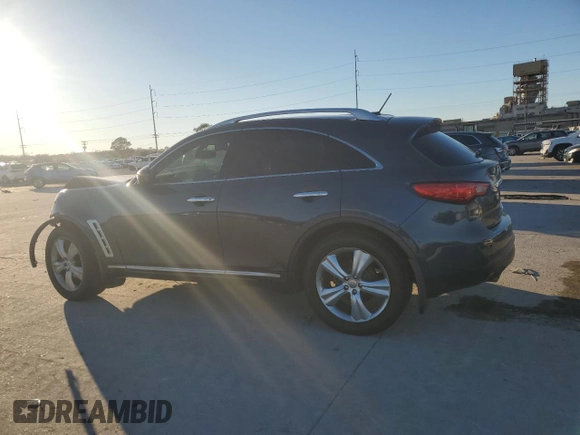 2009 Infiniti FX z VIN JNRAS18U49M102466, wystawiony jako Copart lot #46821815 z przebiegiem 308 331 mil mil oraz Szkoda całkowita • Salvage title. Historia ofert i sprzedaży dostępna na DreamBid. Obrazek 2.