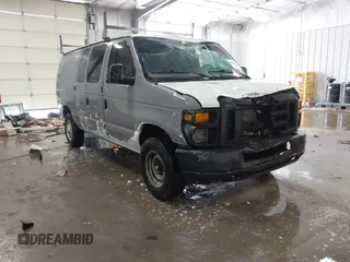 2014 Ford Econoline Cargo Commercial with VIN 1FTNE2EW4EDA64221, listed as a IAAI auction lot 41628147 with 190,018 mi miles and . Bid and sale history available at carsss.com. Image 1.