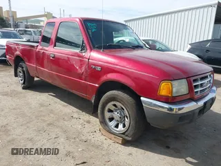 2002 Ford Ranger XL Fleet with VIN 1FTYR44U12PA30681, listed as a IAAI auction lot 41687461 with 93,404 mi miles. Bid and sale history available at carsss.com. Image 1.