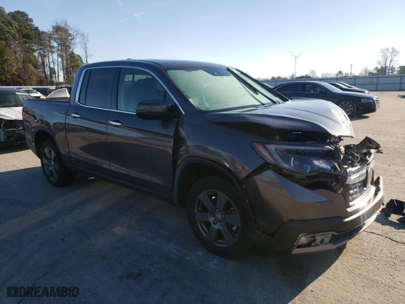 2020 Honda Ridgeline RTL-E with VIN 5FPYK3F73LB004964, listed as a Copart auction lot 44804305 with 29,116 mi miles and Salvage Title. Bid and sale history available at carsss.com. Image 4.