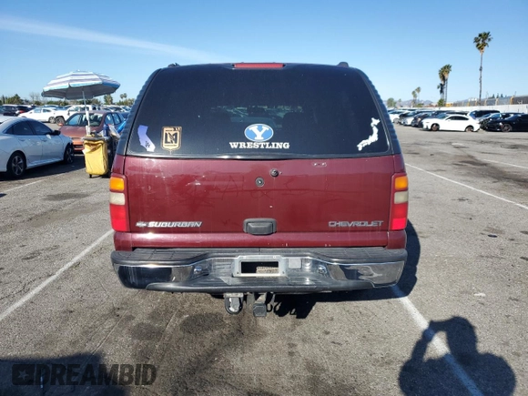2000 Chevrolet Suburban LT with VIN 3GNFK16T4YG147769, listed as a Copart auction lot 49355295 with 267,164 mi miles and Clean Title. Bid and sale history available at carsss.com. Image 6.