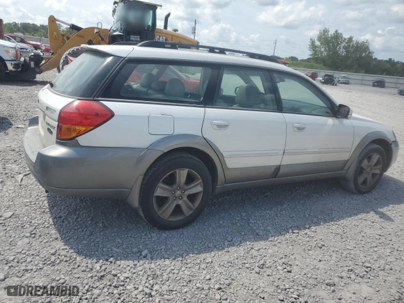 2005 Subaru Legacy Wagon (Natl) Outback R L.L. Bean Edition with VIN 4S4BP86C454363465, listed as a Copart auction lot 65395474 with 0 mi miles and Salvage Title. Bid and sale history available at carsss.com. Image 3.
