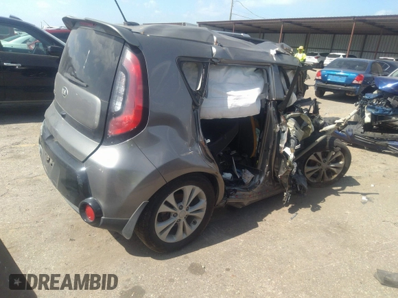 2016 Kia Soul + with VIN KNDJP3A51G7336723, listed as a IAAI auction lot 37082088 with 1 mi miles. Bid and sale history available at carsss.com. Image 4.