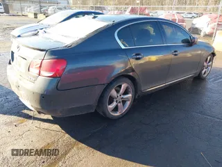 2007 Lexus GS 350 with VIN JTHBE96S270026454, listed as a IAAI auction lot 41697807 with 223,385 mi miles and . Bid and sale history available at carsss.com. Image 4.