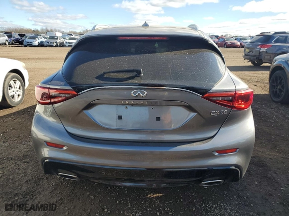 2019 Infiniti QX30 ESSENTIAL with VIN SJKCH5CP9KA008569, listed as a Copart auction lot 80041564 with 98,333 mi miles and Salvage Title. Bid and sale history available at carsss.com. Image 6.