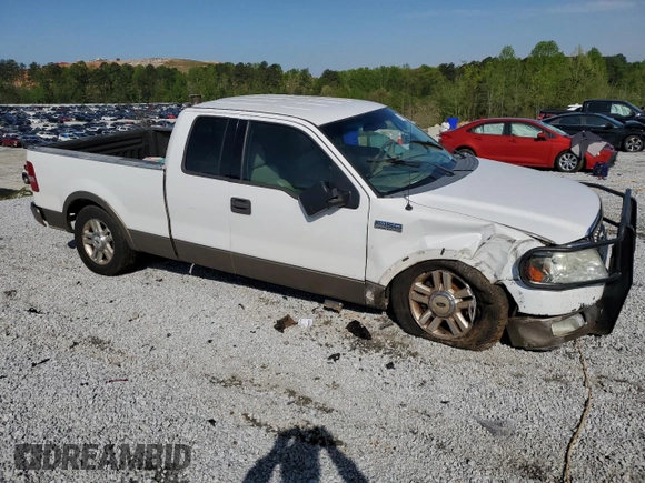 2004 Ford F-150 XL with VIN 1FTPX12574NB59728, listed as a Copart auction lot 52126375 with Not provided miles and Salvage title. Bid and sale history available at DreamBid. Image 4.