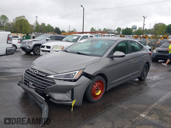 2020 Hyundai Elantra SE with VIN KMHD74LF5LU022637, listed as a IAAI auction lot 41946099 with 20,482 mi miles. Bid and sale history available at carsss.com. Image 17.