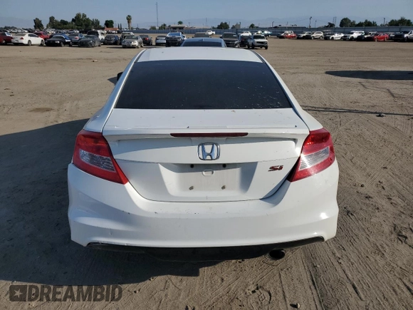2012 Honda Civic Si with VIN 2HGFG4A58CH701393, listed as a Copart auction lot 60273605 with Not provided miles and Salvage title. Bid and sale history available at DreamBid. Image 6.