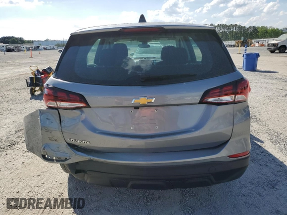 2024 Chevrolet Equinox LS z VIN 3GNAXHEG2RL139025, wystawiony jako Copart lot #55295365 z przebiegiem 15 901 mil mil oraz Szkoda całkowita • Salvage title. Historia ofert i sprzedaży dostępna na DreamBid. Obrazek 6.