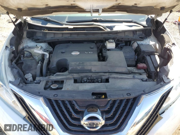 2017 Nissan Murano SL with VIN 5N1AZ2MH8HN189108, listed as a Copart auction lot 50389875 with 143,607 mi miles and Salvage Title. Bid and sale history available at carsss.com. Image 12.