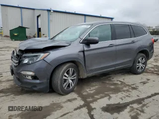 2018 Honda Pilot EX-L with VIN 5FNYF6H57JB017756, listed as a Copart auction lot 44122985 with 78,170 mi miles and Salvage Title. Bid and sale history available at carsss.com. Image 1.