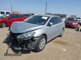 2016 Nissan Sentra S with VIN 3N1AB7AP2GY272202, listed as a IAAI auction lot 41735127 with 111,961 mi miles. Bid and sale history available at carsss.com. Image 2.