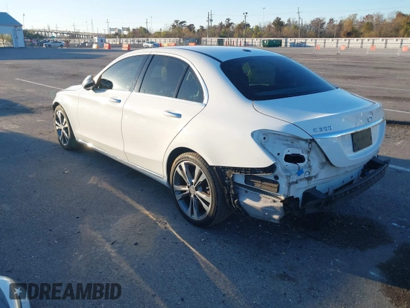 2016 Mercedes-Benz C 300 with VIN 55SWF4JB2GU157426, listed as a IAAI auction lot 41137261 with 99,714 mi miles and . Bid and sale history available at carsss.com. Image 3.