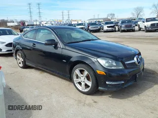 2012 Mercedes-Benz C-Class C 250 with VIN WDDGJ4HB4CF743051, listed as a IAAI auction lot 41765592 with 159,574 mi miles. Bid and sale history available at carsss.com. Image 1.