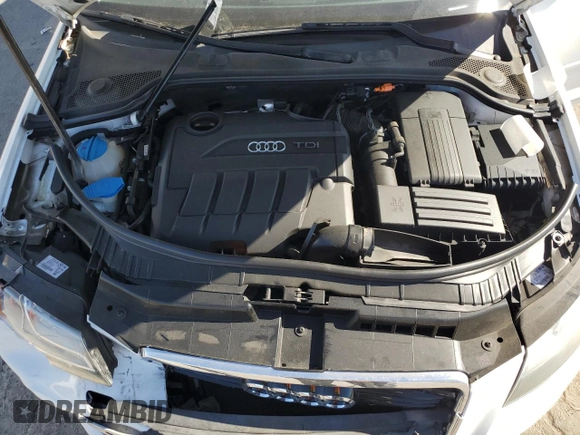 2012 Audi A3 2.0 TDI Premium with VIN WAUBJAFM5CA019709, listed as a Copart auction lot 73855374 with 78,247 mi miles and Salvage Title. Bid and sale history available at carsss.com. Image 12.