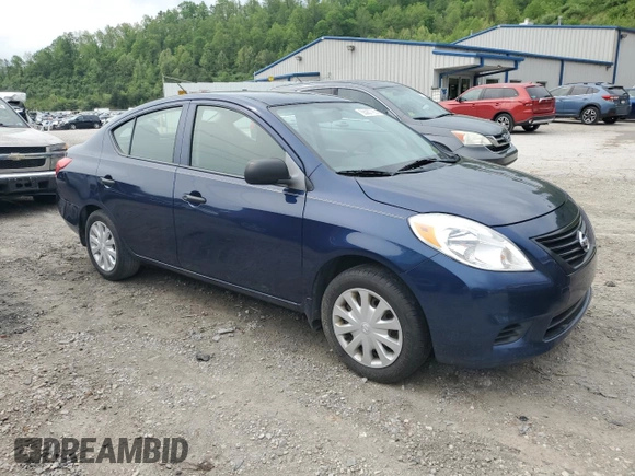 2014 Nissan Versa SV with VIN 3N1CN7AP2EL865682, listed as a Copart auction lot 55087765 with 208,703 mi miles and Salvage Title. Bid and sale history available at DreamBid. Image 4.