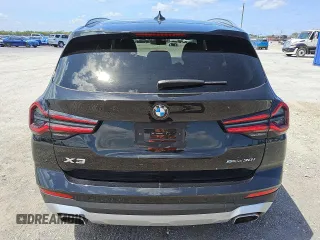 2024 BMW X3 sDrive30i with VIN 5UX43DP08R9U54610, listed as a Copart auction lot 56055725 with 35,762 mi miles and Clean Title. Bid and sale history available at DreamBid. Image 6.