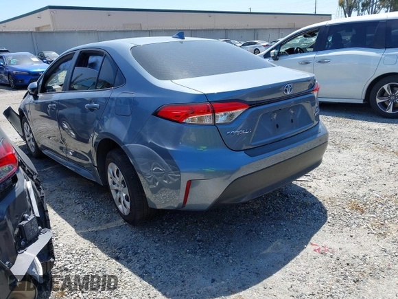 2023 Toyota Corolla Hybrid LE with VIN JTDBCMFE3P3006264, listed as a IAAI auction lot 41923213 with 75,849 mi miles and . Bid and sale history available at carsss.com. Image 3.
