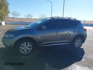 2013 Nissan Murano LE with VIN JN8AZ1MW7DW322852, listed as a IAAI auction lot 41574118 with 128,449 mi miles and . Bid and sale history available at DreamBid. Image 14.