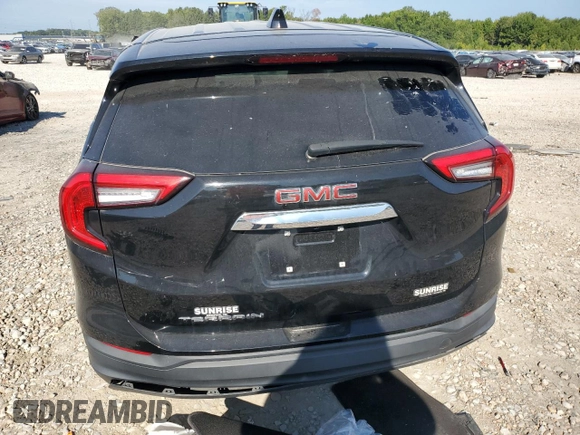 2022 GMC Terrain SLE with VIN 3GKALMEV0NL106101, listed as a Copart auction lot 63547154 with Not Provided miles and Salvage Title. Bid and sale history available at carsss.com. Image 6.