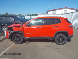2017 Jeep Compass Sport with VIN 3C4NJDAB1HT628125, listed as a IAAI auction lot 42218375 with 52,415 mi miles and . Bid and sale history available at DreamBid. Image 14.