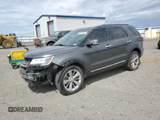 2019 Ford Explorer Limited z VIN 1FM5K8FH3KGA17442, wystawiony jako Copart lot #58272625 z przebiegiem 88 907 mil mil oraz Szkoda całkowita • Salvage title. Historia ofert i sprzedaży dostępna na DreamBid. Obrazek 1.