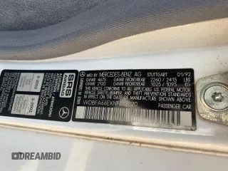 1992 Mercedes-Benz 500 z VIN WDBFA66EXNF052820, wystawiony jako Copart lot #55408835 z przebiegiem 113 571 mil mil oraz Tytuł czysty. Historia ofert i sprzedaży dostępna na DreamBid. Obrazek 10.