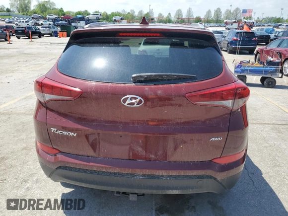 2018 Hyundai Tucson SEL with VIN KM8J3CA46JU814206, listed as a Copart auction lot 54774265 with Not provided miles and Salvage title. Bid and sale history available at DreamBid. Image 6.