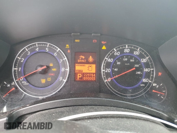 2010 Infiniti EX Journey with VIN JN1AJ0HR6AM757275, listed as a Copart auction lot 87466554 with 229,764 mi miles and Salvage Title. Bid and sale history available at DreamBid. Image 9.