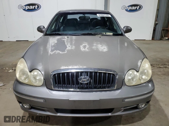 2004 Hyundai Sonata GLS with VIN KMHWF35H84A053713, listed as a Copart auction lot 47897725 with 158,529 mi miles and Salvage Title. Bid and sale history available at carsss.com. Image 5.