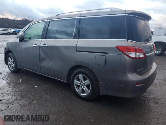 2015 Nissan Quest S with VIN JN8AE2KPXF9129979, listed as a Copart auction lot 37348774 with 143,606 mi miles. Bid and sale history available at carsss.com. Image 2.