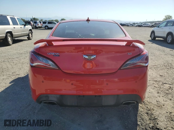 2016 Hyundai Genesis Coupe R-Spec with VIN KMHHU6KJ6GU133926, listed as a Copart auction lot 72978424 with 89,391 mi miles and Salvage title. Bid and sale history available at DreamBid. Image 6.
