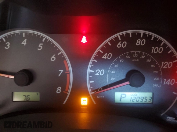 2012 Toyota Corolla L with VIN 2T1BU4EE3CC785794, listed as a Copart auction lot 54387545 with 120,953 mi miles and Salvage Title. Bid and sale history available at DreamBid. Image 9.