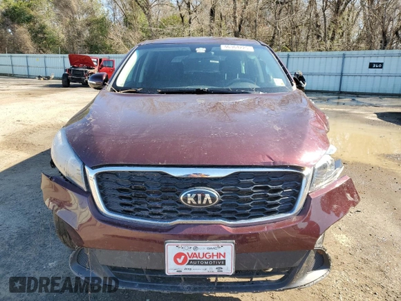 2019 Kia Sorento LX with VIN 5XYPGDA30KG554310, listed as a Copart auction lot 46364225 with 93,722 mi miles and Salvage Title. Bid and sale history available at DreamBid. Image 5.