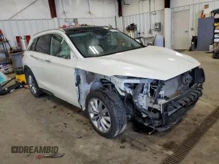 2022 Infiniti QX50 Luxe with VIN 3PCAJ5BB7NF114132, listed as a Copart auction lot 53962875 with 77,244 mi miles and Salvage title. Bid and sale history available at DreamBid. Image 4.