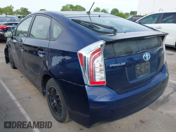 2015 Toyota Prius Four with VIN JTDKN3DU0F0479229, listed as a IAAI auction lot 42063782 with 203,501 mi miles and . Bid and sale history available at DreamBid. Image 3.