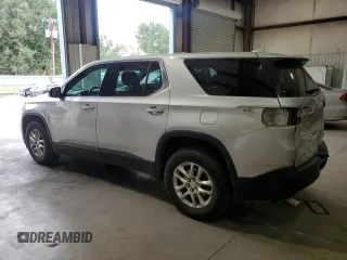 2021 Chevrolet Traverse LS with VIN 1GNERFKW8MJ193604, listed as a Copart auction lot 69024534 with 61,366 mi miles and Salvage Title. Bid and sale history available at carsss.com. Image 2.