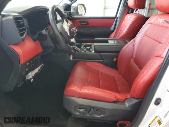 2024 Toyota Tundra TRD Pro Hybrid with VIN 5TFPC5DB7RX041471, listed as a Copart auction lot 48165595 with 23,317 mi miles and Clean title. Bid and sale history available at DreamBid. Image 7.