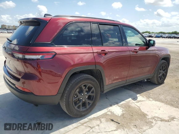2024 Jeep Grand Cherokee Altitude with VIN 1C4RJGAG3R8546623, listed as a Copart auction lot 58537215 with 28,057 mi miles and Clean title. Bid and sale history available at DreamBid. Image 3.