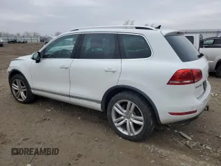 2012 Volkswagen Touareg Exec with VIN WVGEF9BP5CD007456, listed as a Copart auction lot 85225874 with Not Provided miles and Non Repairable. Bid and sale history available at DreamBid. Image 2.