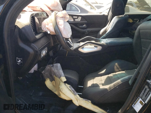 2022 Mercedes-Benz GLS 450 with VIN 4JGFF5KE9NA638243, listed as a Copart auction lot 69965734 with Not Provided miles and Salvage Title. Bid and sale history available at DreamBid. Image 7.