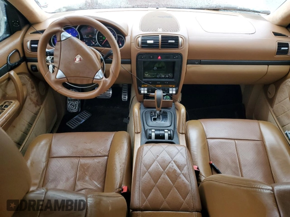 2004 Porsche Cayenne Turbo with VIN WP1AC29P84LA93845, listed as a Copart auction lot 56311105 with 152,204 mi miles and Salvage title. Bid and sale history available at DreamBid. Image 8.
