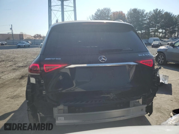 2023 Mercedes-Benz GLE 53 AMG with VIN 4JGFB6BB1PA902601, listed as a Copart auction lot 78599404 with 44,989 mi miles and Salvage title. Bid and sale history available at DreamBid. Image 6.