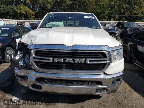 2019 Ram 1500 Big Horn with VIN 1C6SRFFT1KN856276, listed as a Copart auction lot 77247224 with 62,049 mi miles and Salvage title. Bid and sale history available at DreamBid. Image 5.