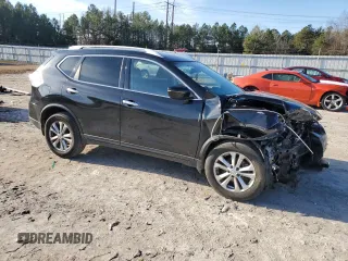 2016 Nissan Rogue SV with VIN KNMAT2MV3GP613566, listed as a Copart auction lot 85194384 with 138,423 mi miles and Salvage Title. Bid and sale history available at carsss.com. Image 4.