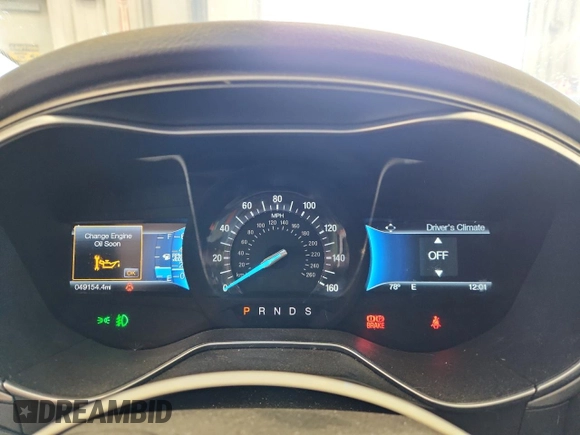 2016 Ford Fusion SE with VIN 3FA6P0T91GR403999, listed as a Copart auction lot 61394815 with 49,154 mi miles and Clean title. Bid and sale history available at DreamBid. Image 9.