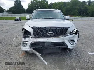 2016 Infiniti QX80 with VIN JN8AZ2NF5G9610490, listed as a Copart auction lot 60041325 with 131,253 mi miles and Salvage title. Bid and sale history available at DreamBid. Image 5.