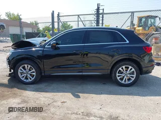 2021 Audi Q3 S line Premium Plus with VIN WA1EECF31M1068473, listed as a IAAI auction lot 42431540 with 42,312 mi miles and . Bid and sale history available at DreamBid. Image 14.