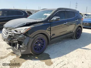 2016 Hyundai Santa Fe Sport with VIN 5XYZUDLB9GG320146, listed as a Copart auction lot 75453114 with 130,382 mi miles and Salvage Title. Bid and sale history available at carsss.com. Image 1.