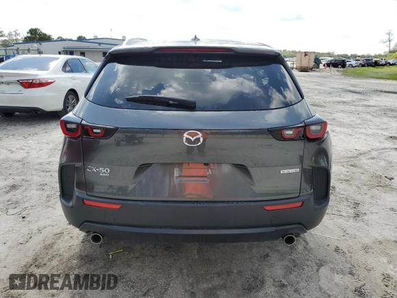 2023 Mazda CX-50 S Premium Plus with VIN 7MMVABEM2PN128862, listed as a Copart auction lot 45869665 with 23,177 mi miles and Salvage Title. Bid and sale history available at DreamBid. Image 6.